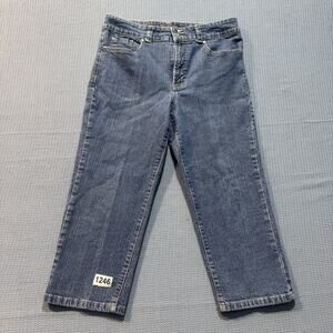 Nine West Petite Jeans Women Sz 10P Blue Pre-Owned Excellent